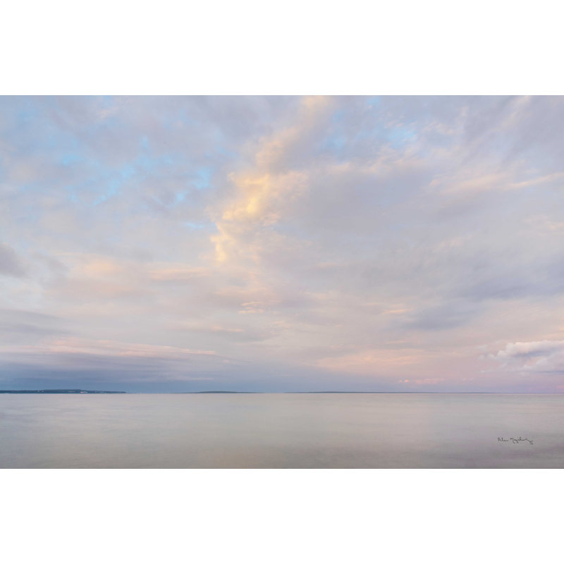 Lac Supérieur, ciel VI, H 12 po x l 18 po