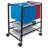 21.13'' H x 12.88'' W File Cart with Wheels