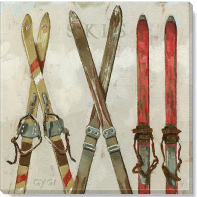 Skis, estampe numérique