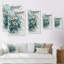 «Abstract Rare Edelweiss Flowers», reproduction de cadre photo sur toile-996592804-996592808