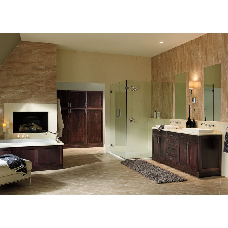 Cassidy Shower Faucet with H2okinetic Technology, Polished Nickel