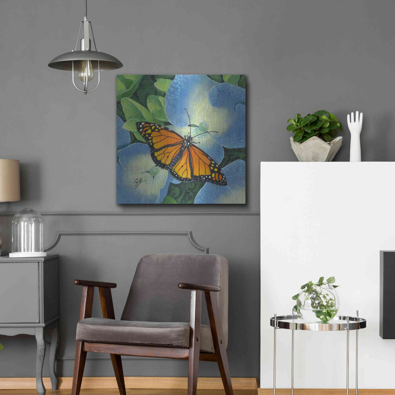 «Butterfly» par Durwood Coffey, H 24 po x l 24 po