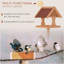 AvianNest 144.00cm Wood Bird Play Stand for Floor