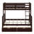 Twin Over Full Bunk Bed With Two Storage Drawers, Convertible Into 2 Beds, Solid Wood Bunk Bed With Ladder And Guardrails-807782179