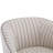 Upholstered Stripe Barrel Chair