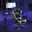 Fauteuil de bureau ergonomique avec dossier lombaire et repose-pieds ergonomique-1193507082