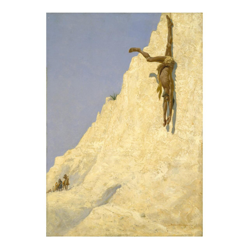 «The Transgressor» par Frederic Remington - estampe numérique, H 20 po x l 16 po