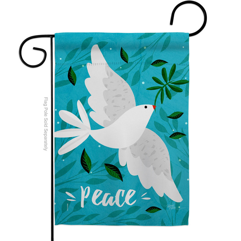 Double Sided 18.5'' H x 13'' W Polyester Garden Flag