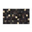 Chequered Leather Hand Woven Area Rug-20016892