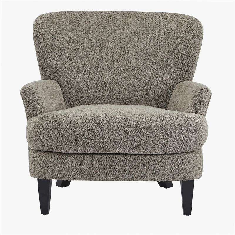 Fauteuil club rembourré Gerald Boucle