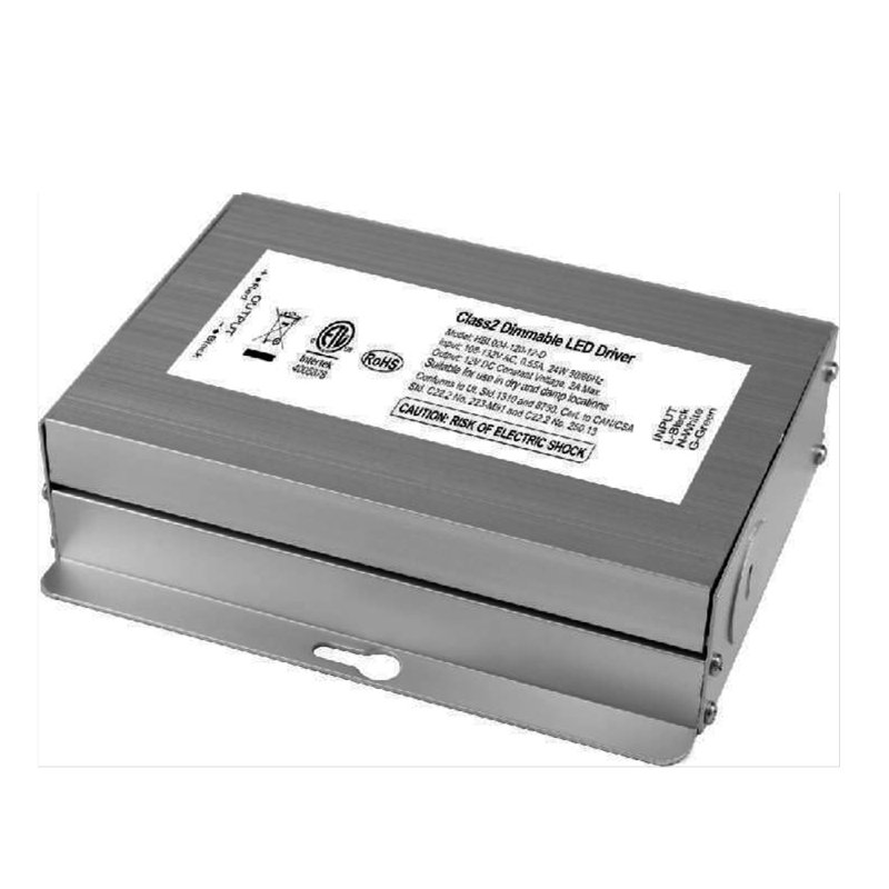 Ensemble d’éclairage 24 w à intensité variable 120V à intensité variable de 12 v