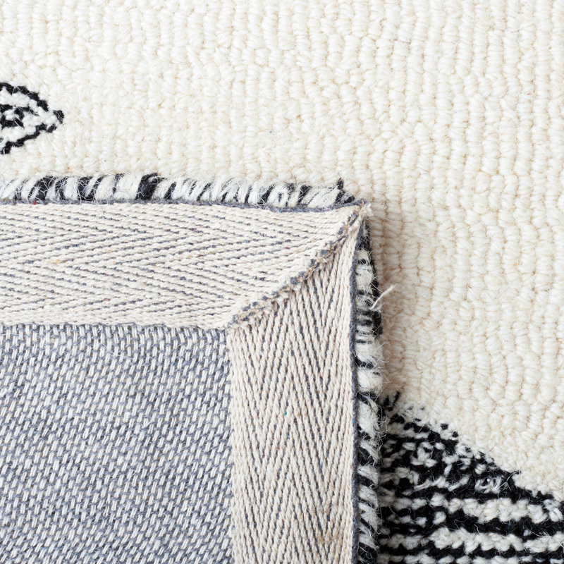 Tapis en laine touffeté à la main Abbie-Mai, Rectangle 4 pi x 6 pi