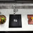 Quartz Bar Sink 13.94" L X 17.32" W - Stain & Scratch Resistance Easy To Clean Surface With Strainer Black 13.94"X17.32" For Hygiene Bottom Grid