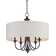 Bhushan 5 - Light Dimmable Drum Chandelier
