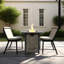 Foyer de table au gaz propane 28 ", foyer carré en acier de 50000 BTU pour terrasse de jardin - Noir