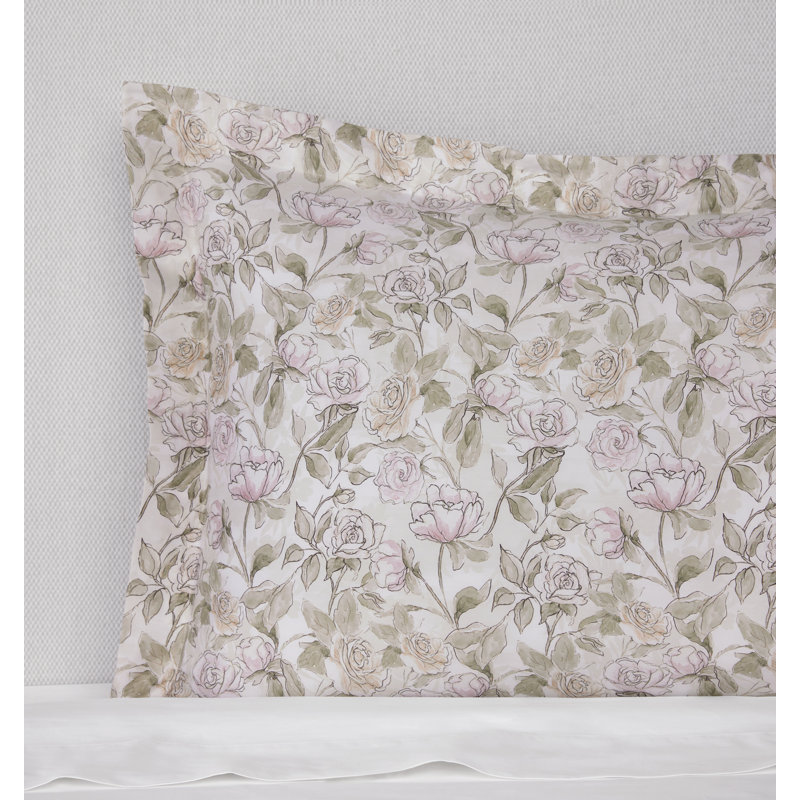 Victoria Floral 100% Cotton Sham, King