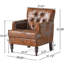 Fauteuil en microfibre Agee Modern-121570800