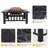 Tarvis Rectangle Steel Wood Burning Smokeless Fire Pit