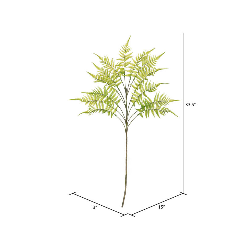 Ensemble de 2 plantes artificielles en fougère