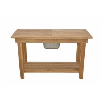 Nautilus Rectangular Teak Outdoor Buffet & Console Table