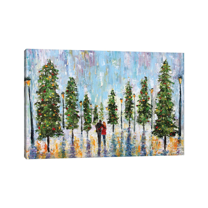 Winter Romance 1 Piece Wrapped Canvas Painting, 20.32 cm H x 30.48 cm W
