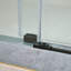 Porte de douche coulissante simple sans cadre 56-60 "x H 76" avec verre transparent antidéflagrant-88317518