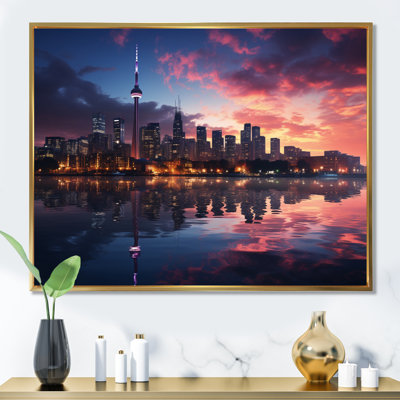 Toronto Canada Cityscape - Toronto Canvas Prints