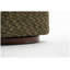 Tabouret de coiffeuse pivotant à 360 degrés avec revêtement en polyester olive