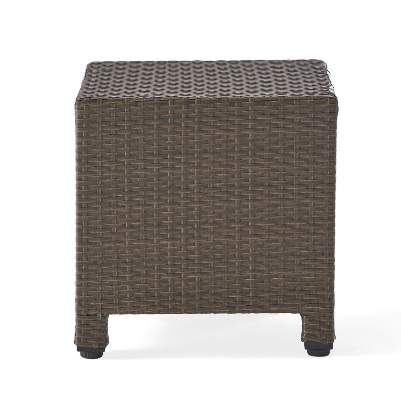 Accent Table In Brown, Minimalist With , 18x18x18 Inches, No Assembly Required Concept, & Iron, 18"x18"x18",