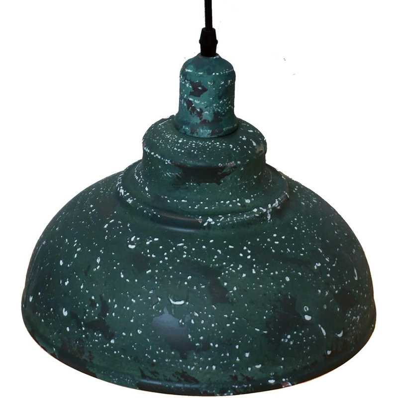 - Light Dome Pendant, Green Cama