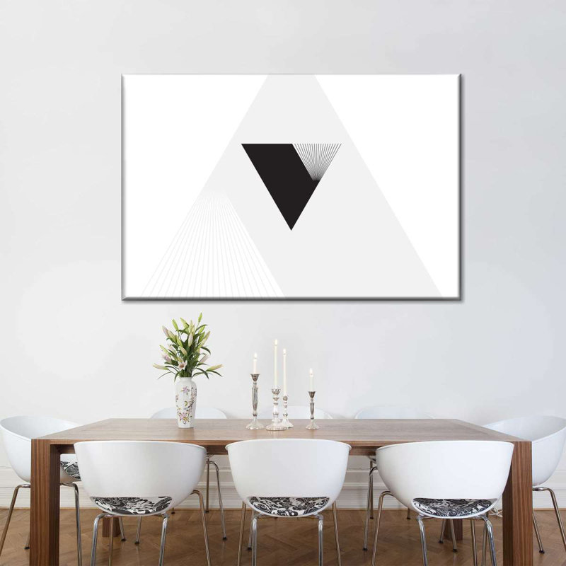 " Abstract Triangle Canvas Print ", 39" H x 26" W x 1.25" D