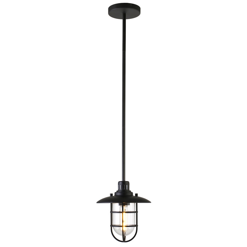 Bay 1 - Light Single Pendant, Blackened Bronze