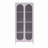Luna Tall 2-Door Accent Cabinet With Fluted Glass