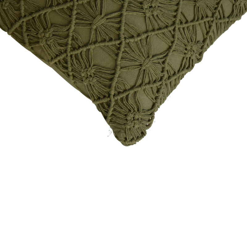 Chipperfield Square Cushion, Green