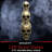 Haunted Hill Farm 3.0-Ft. Stack of Gold Skulls Halloween Decor, Gothic Decor with LED Lighted Eyes