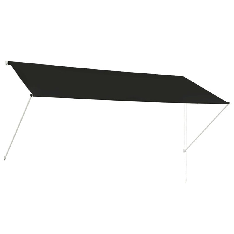 Terah Retractable Awning, Yellow/White, 300 x 150cm
