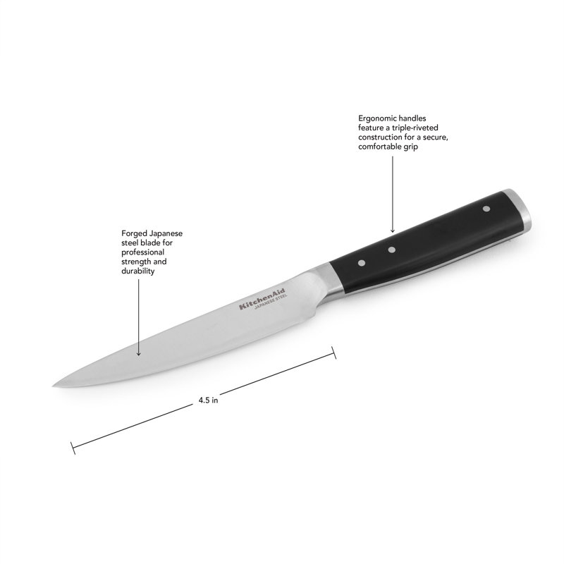Couteau utilitaire forgé à triple rivet KitchenAid® Gourmet