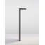 Black Integrated LED Metal Bollard Light