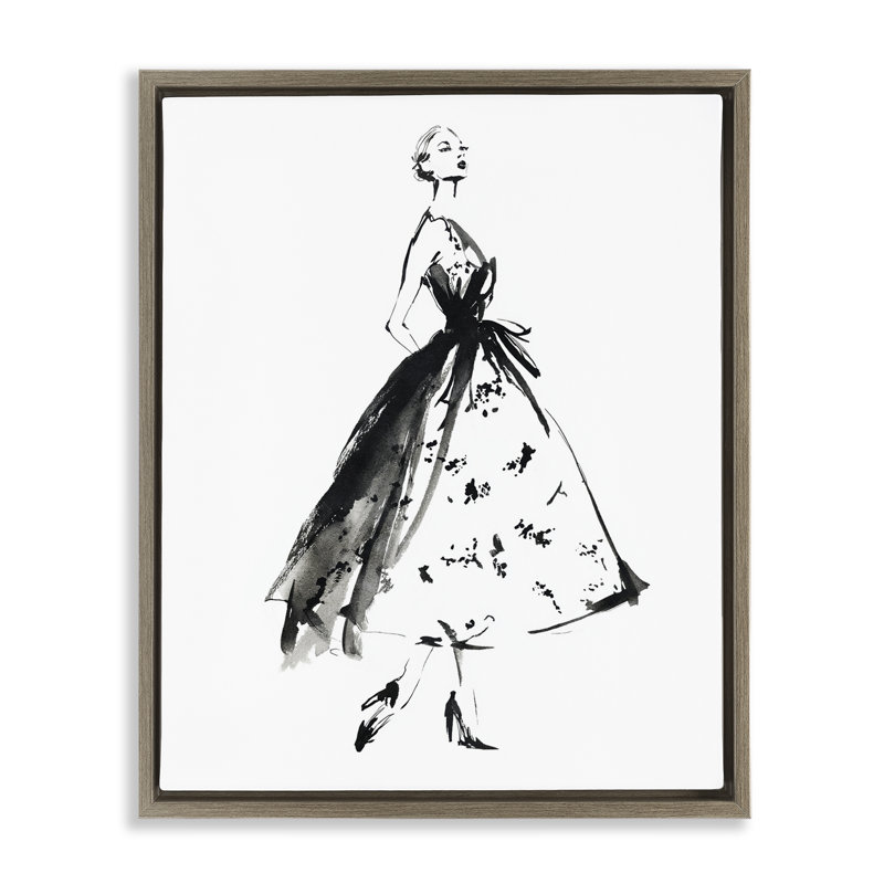 Cadre flottant Ethereal Couture, design par Svetlana Aleynikova, H 21 po x l 17 po, Montalcino orme flottant encadré