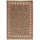 Hand Woven Silk and Wool Oriental Area Rug