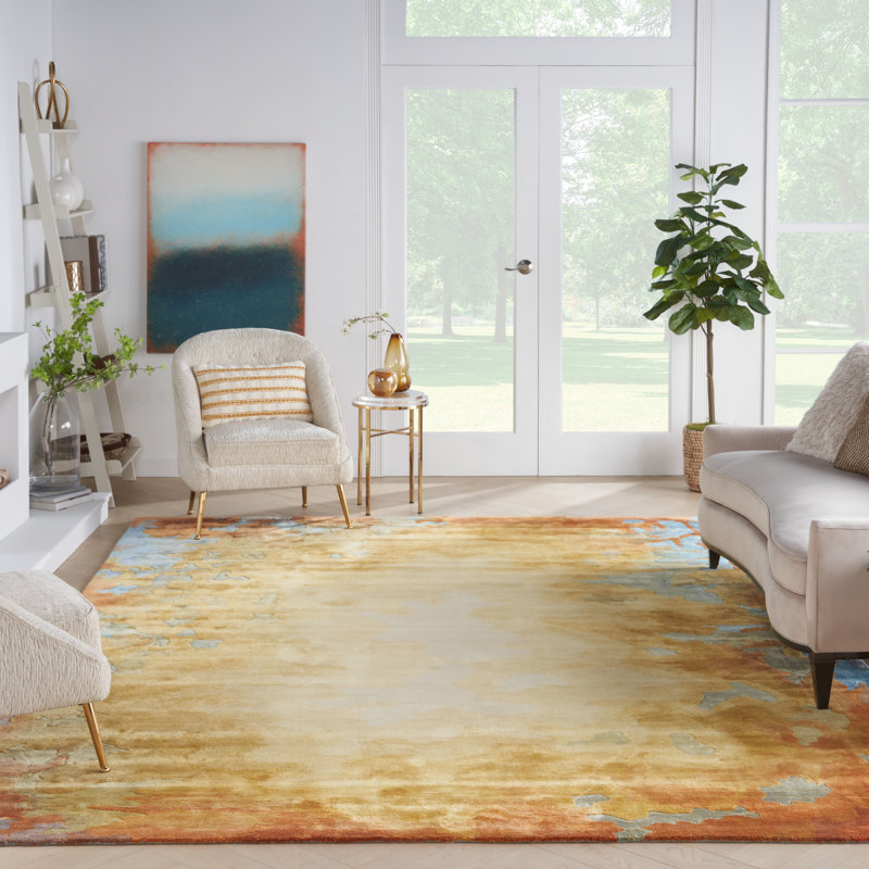 Tapis abstrait Prismatic, Rectangle 8 pi 6 po x 11 pi 6 po
