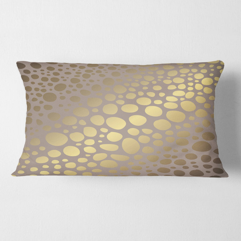 Coussin Golden Marble Design III - Mid-Century