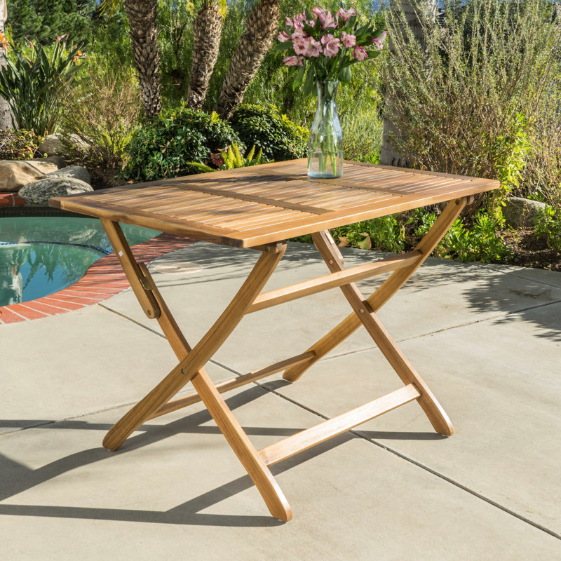 Table 43,5 po - pliable, pour la terrasse pliante, élégante et élégante