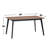 Rebi Walnut & Black Finish Dining Table