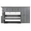 Lit escamotable simple avec garde-robe, armoire et bureau-79329270