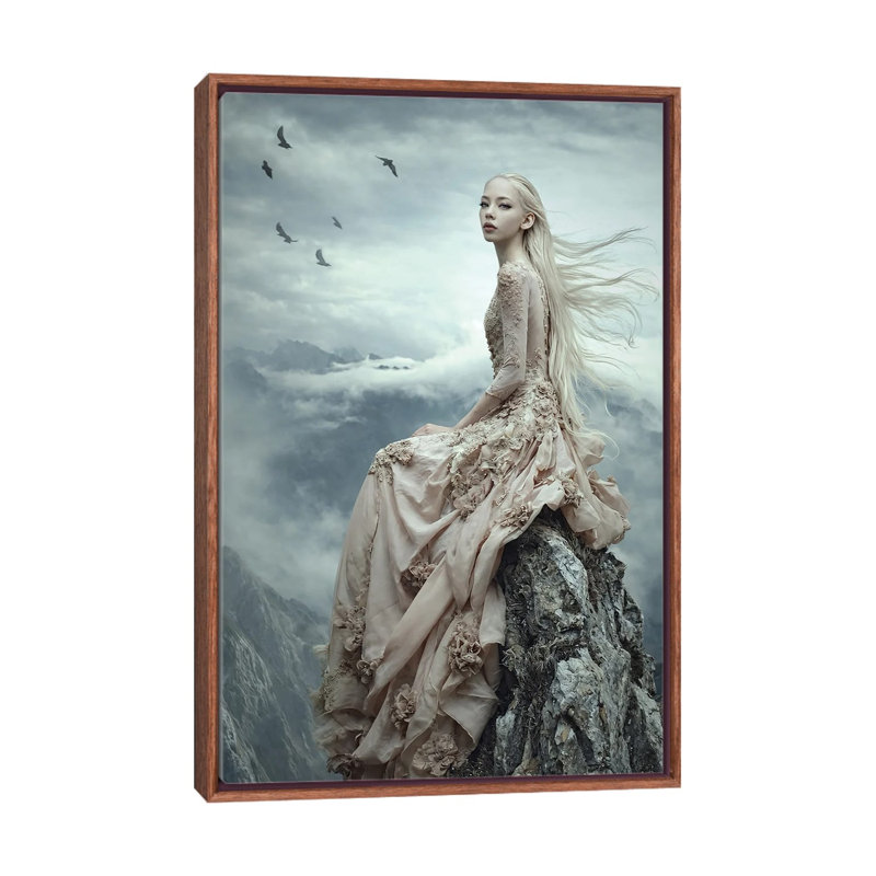 Print, 101.6 cm H x 66.04 cm W x 4.445 cm D, Classic Wood