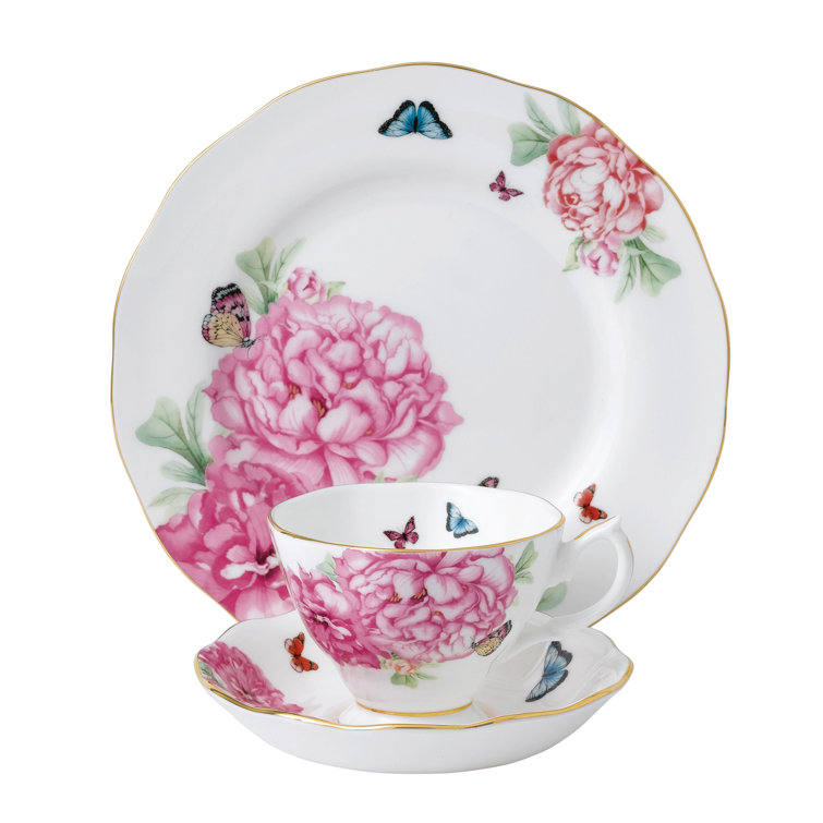Friendship Royal Albert Miranda Kerr 3 Piece Bone China Place Setting Set, Service for 1