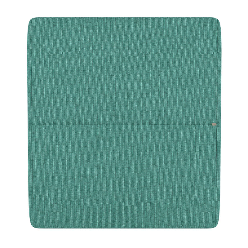 Sunbrella® Outdoor Ottoman Cushion, 4" H x 22" W x 20" D, Cast Breeze Sunbrella® Plainweave