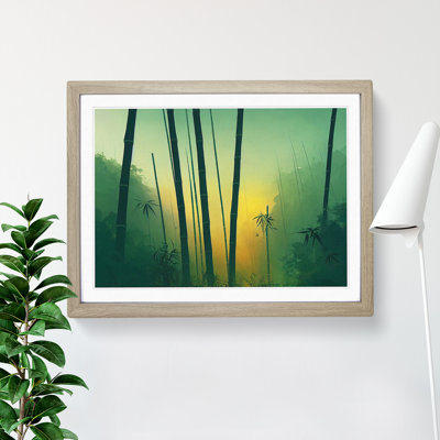 Bamboo Forest Scene Vol.2 - Framed Print