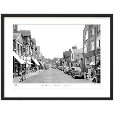 Camberley, High Street C1955 by Francis Frith - Single Picture Frame Print